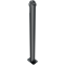 Ornamental bollard | Series 477B | � 76 mm | stationary, to be fixed by plugswith base plate 100 x 150 mm | without lock | without eyelet
